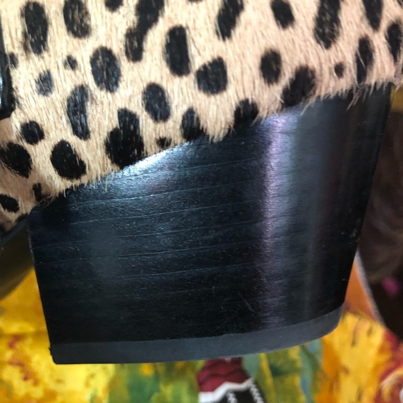 Franco Sarto Leopard Print Booties - Picture 7 of 8